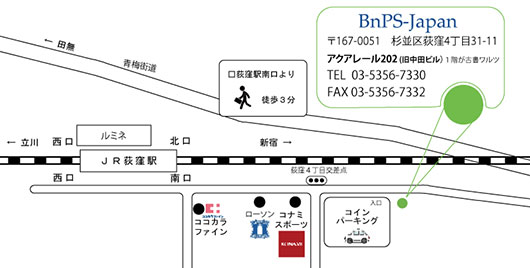 BnPS-Japan Map